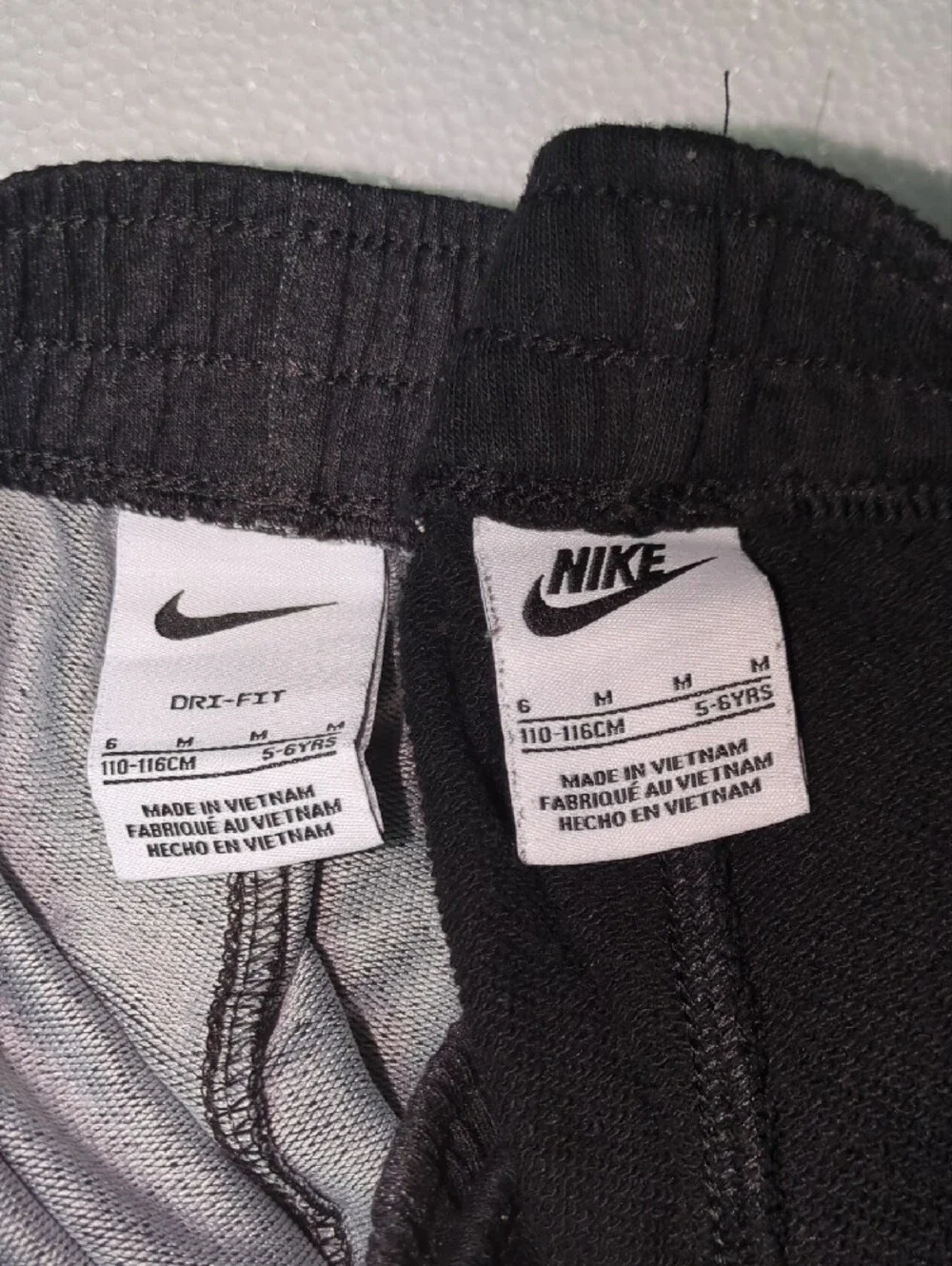 Nike Kids Double-Pack Athletic Shorts - Black & Charcoal with Neon Accent 6T